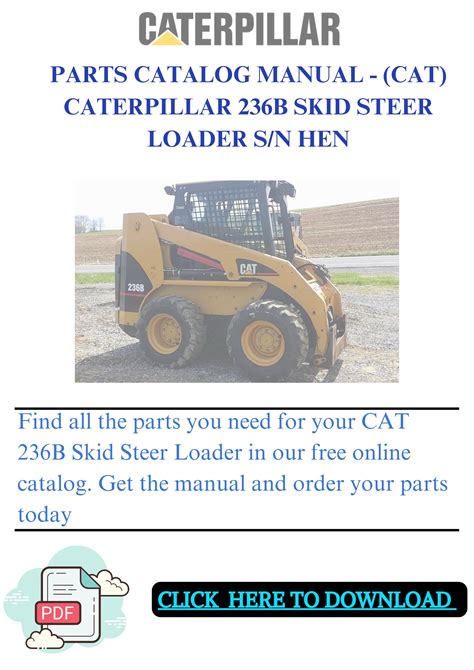 cat 236b specs skid steer|cat 236b operators manual.